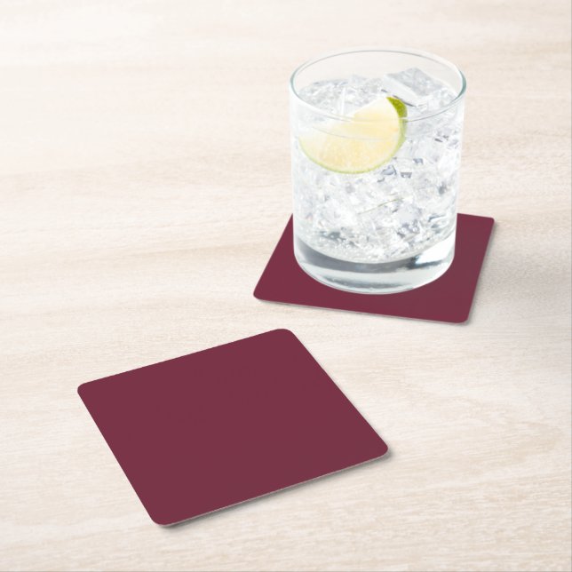 Dessous De Verre Carré Vin rouge (En situation)