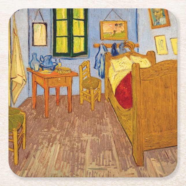 Dessous De Verre Carré Vincent van Gogh - Chambre de Vincent à Arles (Devant)