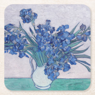 Dessous De Verre Carré Vincent Van Gogh. Irises