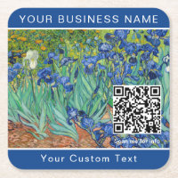 Vincent Van Gogh - Irises - Code QR