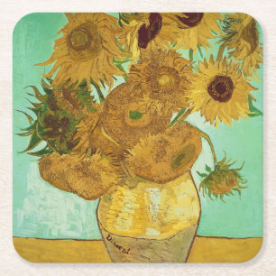 Dessous De Verre Carré Vincent van Gogh   Tournesols, 1888