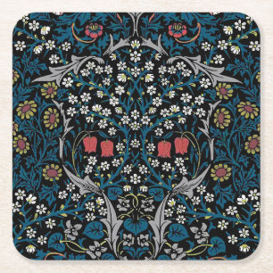 Dessous De Verre Carré Vintage motif floral, William Morris