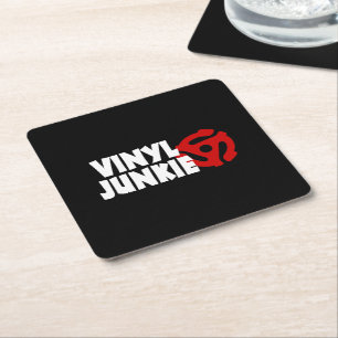 Dessous De Verre Carré Vinyl Junkie