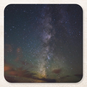 Dessous De Verre Carré Voie lactée   Étoiles la nuit