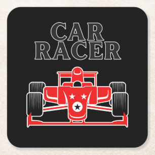 Dessous De Verre Carré Voiture Racer