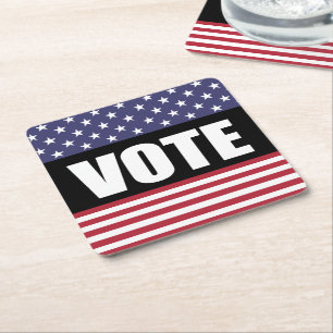 DESSOUS DE VERRE CARRÉ VOTER