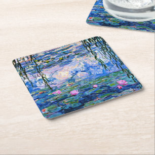 Dessous De Verre Carré Water Lilies, 1919, par Monet