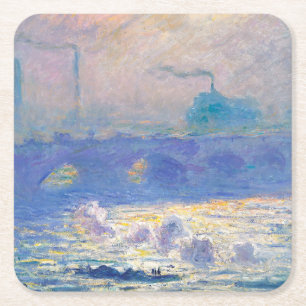 Dessous De Verre Carré Waterloo Bridge (Londres), Monet