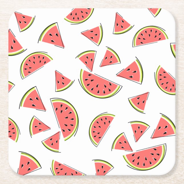 Dessous De Verre Carré Watermelon Multi (Devant)