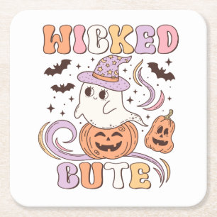 Dessous De Verre Carré Wicked Cute Halloween