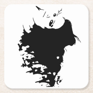 Dessous De Verre Carré Wicked Mane