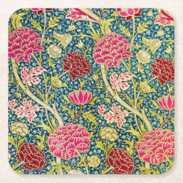 Dessous De Verre Carré William Morris, Design Cray antique