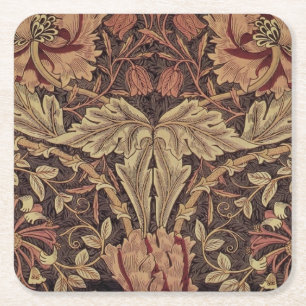 Dessous De Verre Carré William Morris Honeysuckle Classic English Art