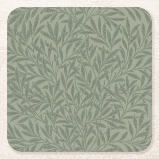 Dessous De Verre Carré William Morris Willow Flower Classic (Devant)