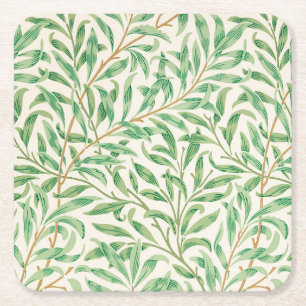 Dessous De Verre Carré Willow Bough William Morris Motif