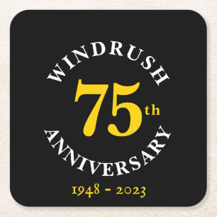 Dessous De Verre Carré Windrush 75e anniversaire