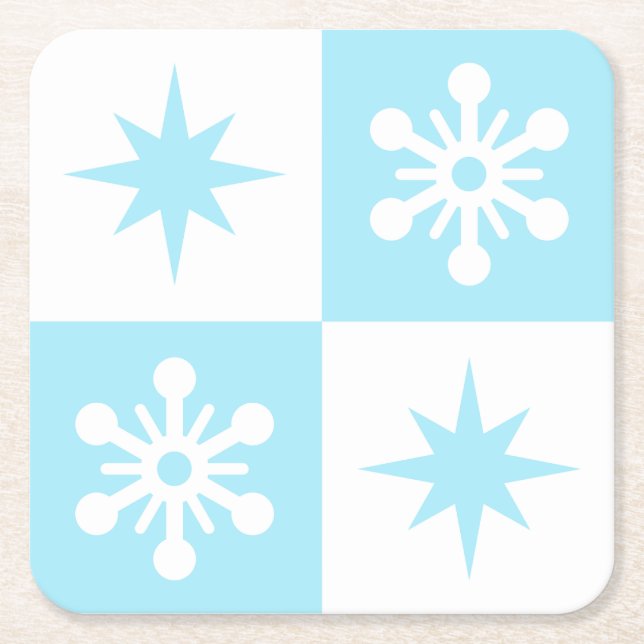 Dessous De Verre Carré Winter  (Devant)