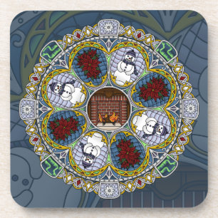 Dessous de verre Carré Winter Nouveau