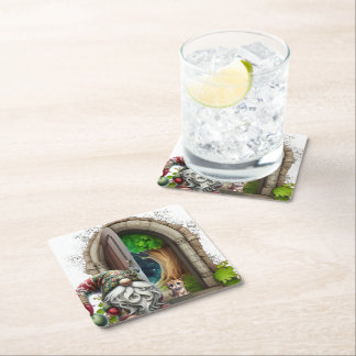 Dessous De Verre Carré Woodland Gnome 