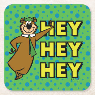 Dessous De Verre Carré Yogi Bear Hey Hey Hey