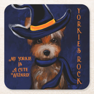DESSOUS DE VERRE CARRÉ YORKIE      