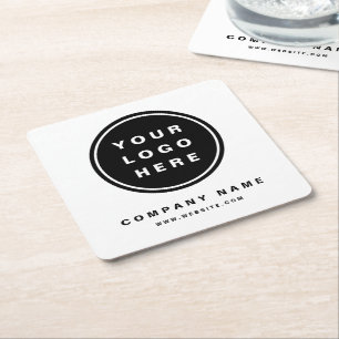 Dessous De Verre Carré Your Business Logo Promoteur Business Company