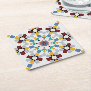 Dessous De Verre Carré Zelije marocain ! Zellige marocain