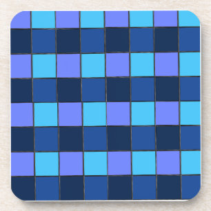 Dessous-de-verre Carreaux de mosaïque personnalisés et motif de gri