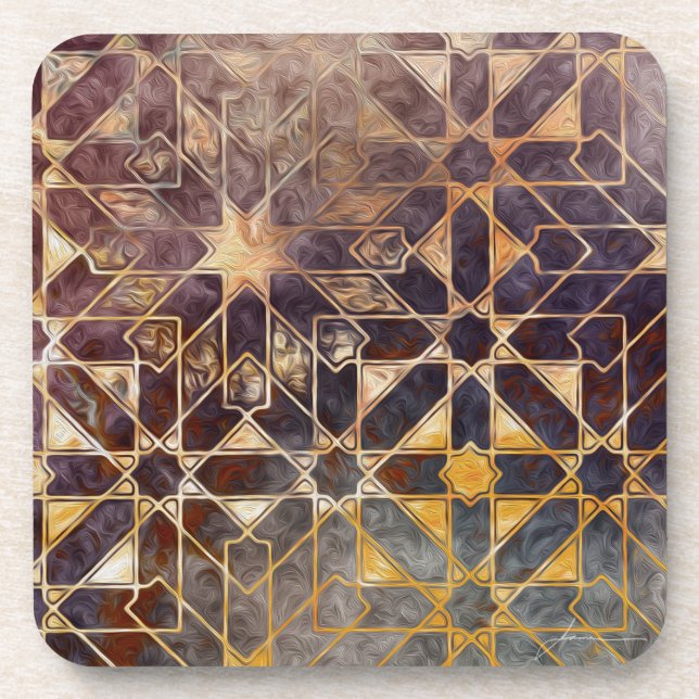 Dessous-de-verre Carreaux mystiques I (Devant)
