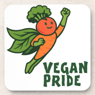 Dessous-de-verre Carrot Hero Vegan Pride