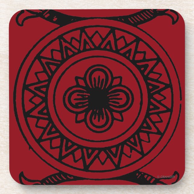 Dessous-de-verre Carte de tarot : As des penny (Devant)