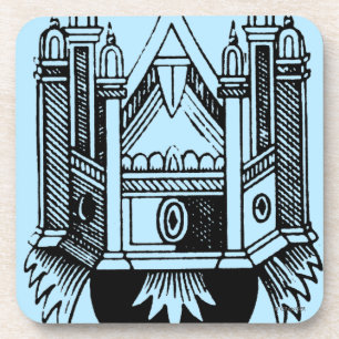 Dessous-de-verre Carte de tarot : L'as des tasses