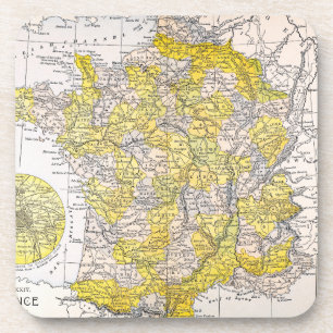 DESSOUS-DE-VERRE CARTE : LA FRANCE