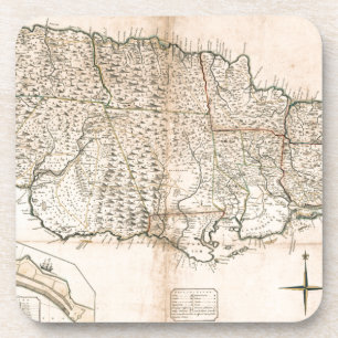 Dessous-de-verre CARTE : La JAMAÏQUE, 1755 2