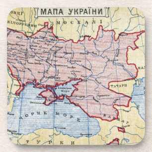 Dessous-de-verre CARTE : L'UKRAINE, c1906