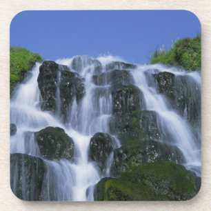 Dessous-de-verre Cascade, Portree, île de Skye, Highlands,