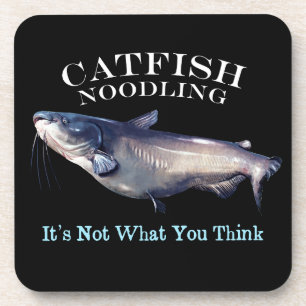 Dessous-de-verre Catfish Noodling Ce n'est pas ce que vous pensez
