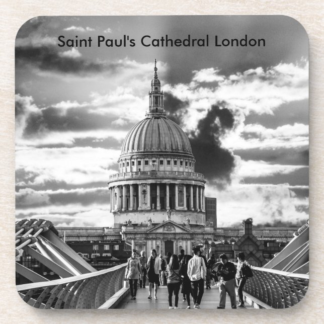 Dessous-de-verre Cathédrale Saint-Paul de Londres. (Devant)