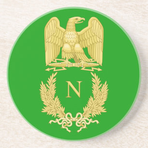 Dessous de verre célèbres d'emblème du napoléon I