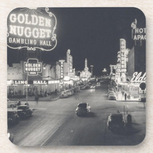 Dessous-de-verre Centre-ville Las Vegas Retro