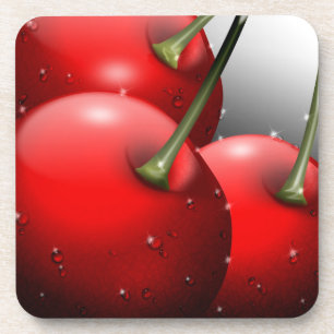 Dessous-de-verre Cerises avec gouttes de ragoût