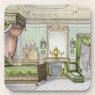 Dessous-de-verre Chambre à coucher dans le style de la Renaissance
