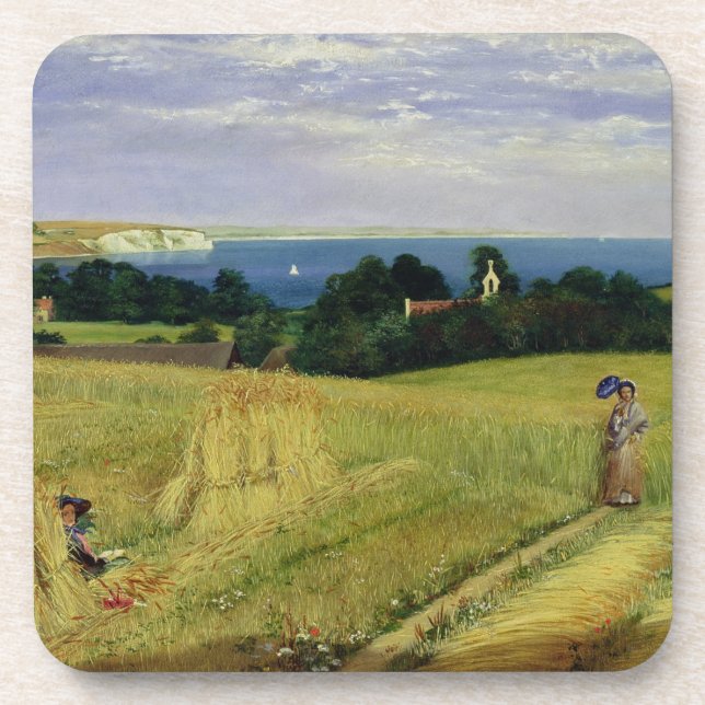 Dessous-de-verre Champ de maïs dans l'île du Wight (Devant)