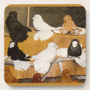 Dessous-de-verre Champions de Pigeon Trompetteur