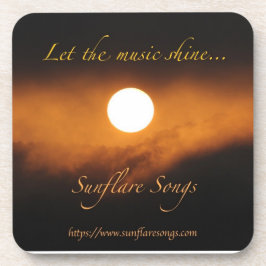 Dessous-de-verre Chansons Sunflare - Laissez la musique briller le 