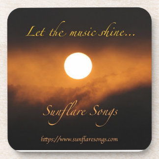 Dessous-de-verre Chansons Sunflare - Laissez la musique briller le 