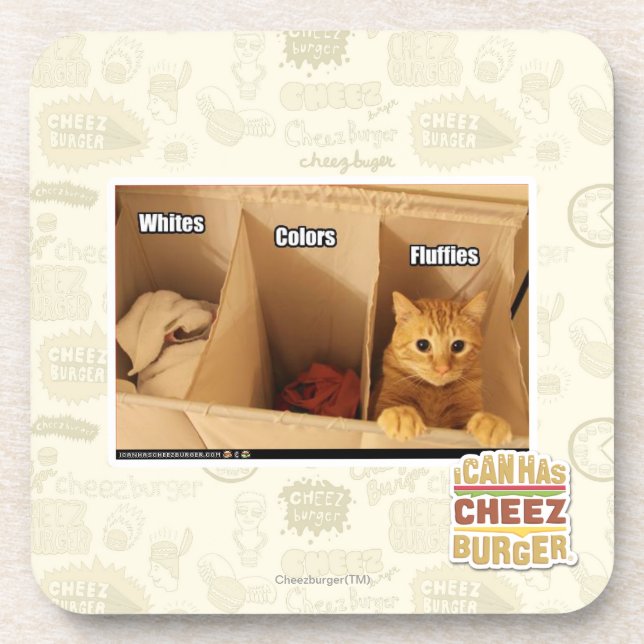 Dessous-de-verre Chat de blanchisserie (Devant)