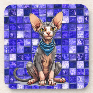 Dessous-de-verre Chat Sphynx