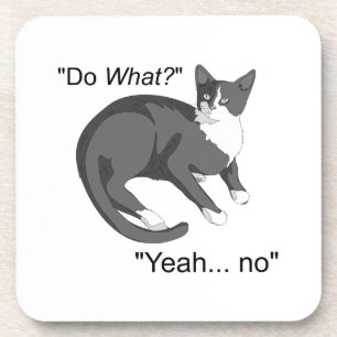 Dessous-de-verre Chat têtu