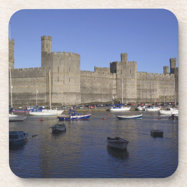 Dessous-de-verre Château de Caernarfon, Gwynedd, Pays de Galles (RF (Devant)
